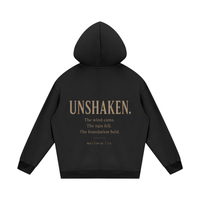 UNSHAKEN.